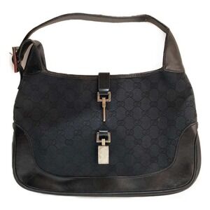 GUCCI Jackie Shoulder Bag Black